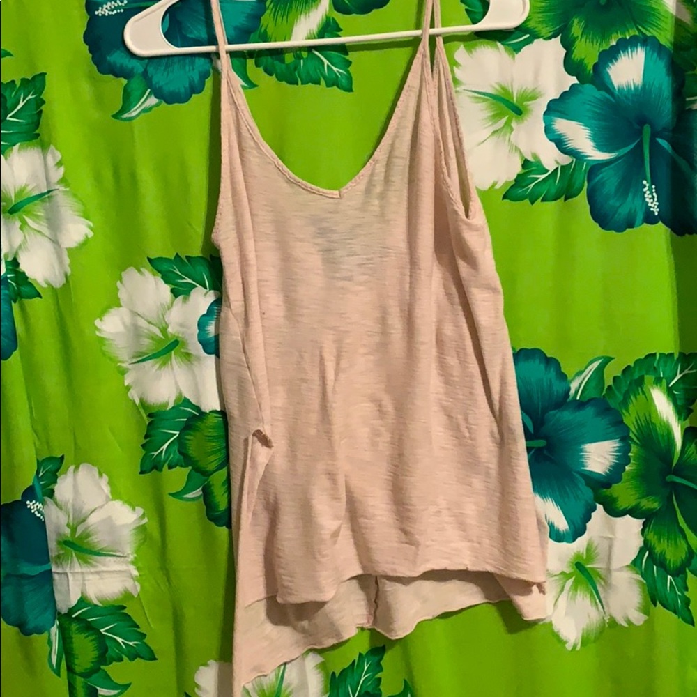 Soft pink tank